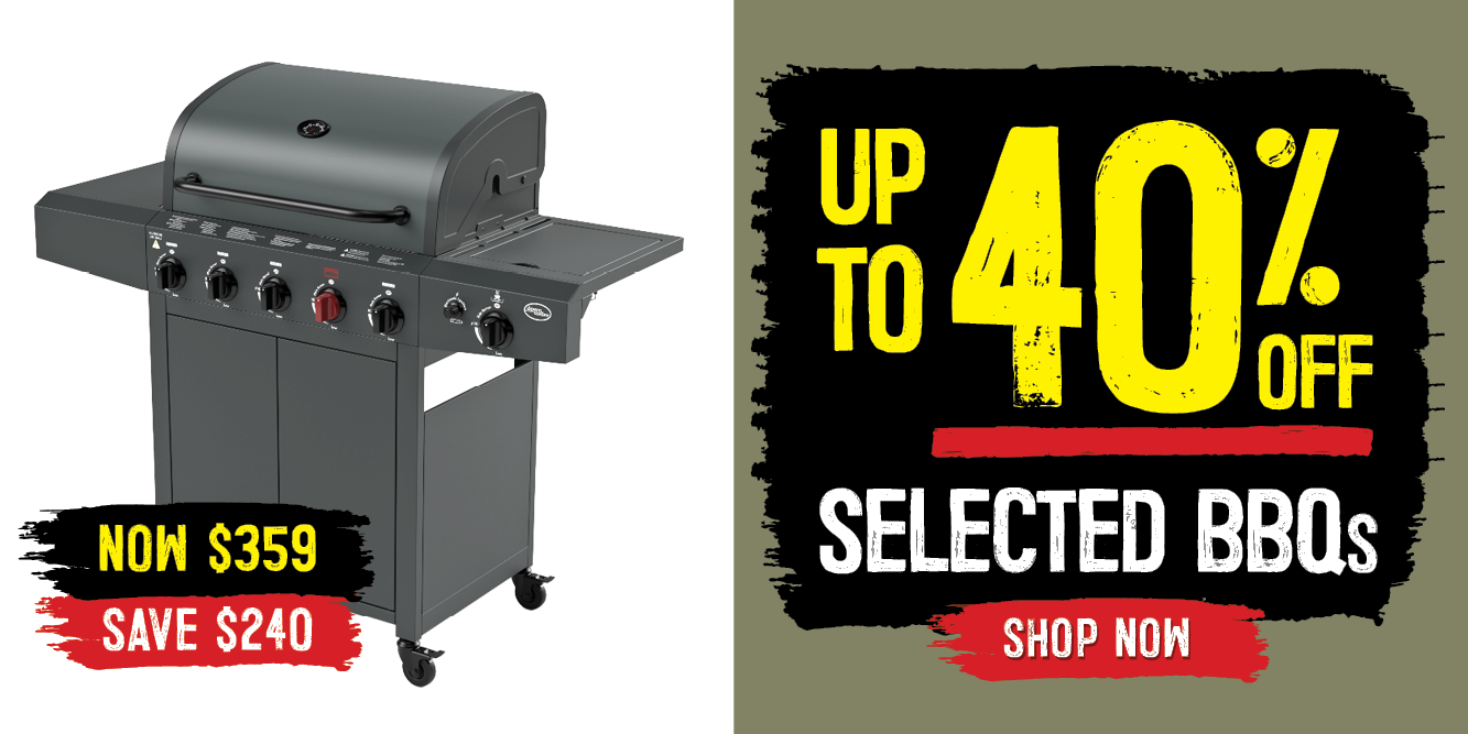 Up To 40% Off Selected BBQs | Shop Now